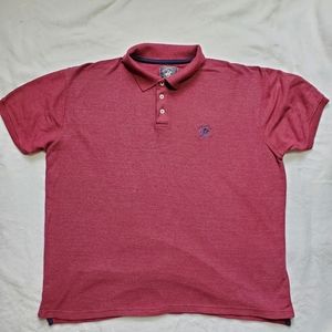 Beverly Hills polo club Men's XL red Maroon polo t-shirt
